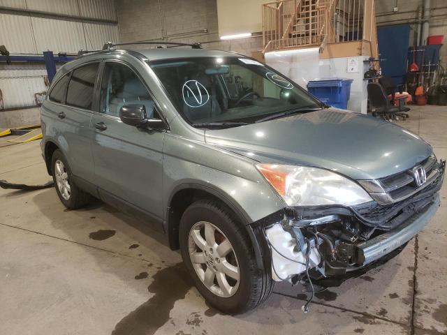 Salvage cars for sale from Copart Montreal Est, QC: 2010 Honda CR-V LX