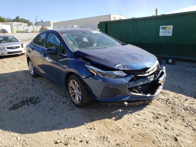 Salvage cars for sale from Copart Gainesville, GA: 2019 Chevrolet Cruze LT