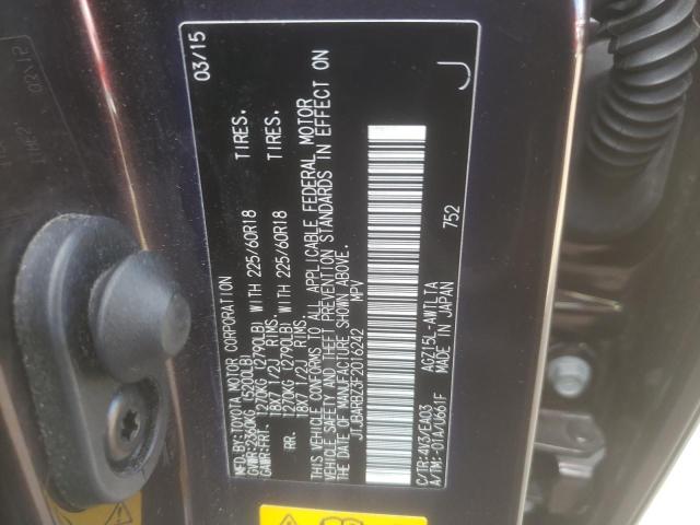 2015 LEXUS NX 200T JTJBARBZ3F2016242