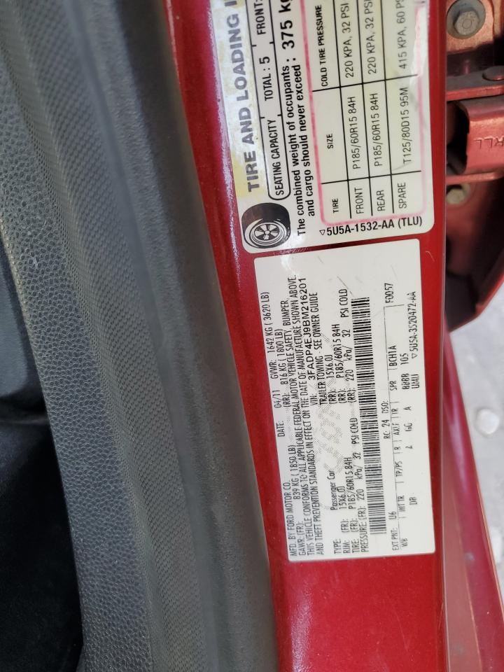 2011 Ford Fiesta Se VIN: 3FADP4EJ9BM216201 Lot: 77952643