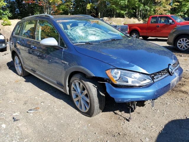Salvage cars for sale from Copart Lyman, ME: 2017 Volkswagen Golf Alltr