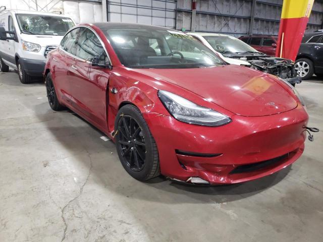 Salvage cars for sale from Copart Woodburn, OR: 2018 Tesla Model 3