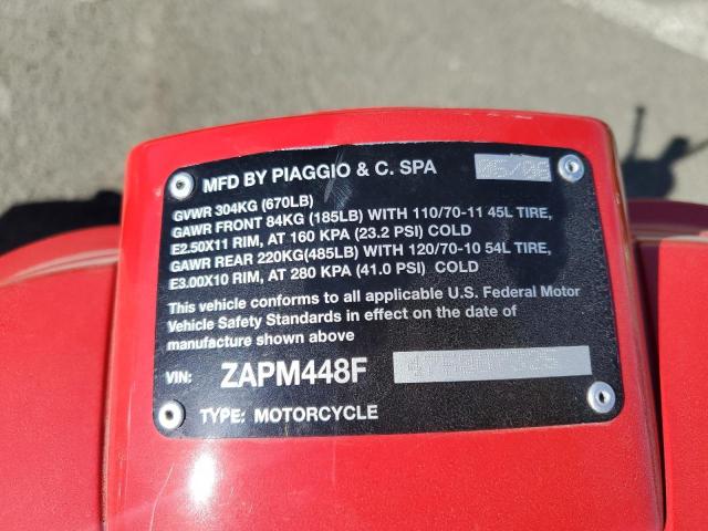 2007 VESPA LX 150 ZAPM448F475007325
