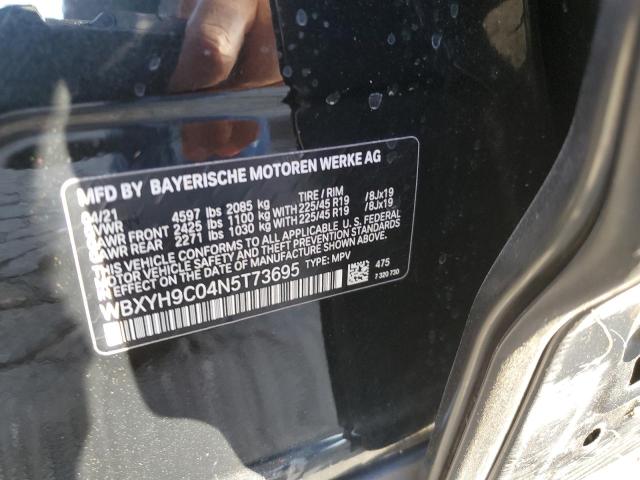 2022 BMW X2 SDRIVE2 WBXYH9C04N5T73695