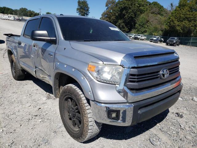 Salvage cars for sale from Copart Madisonville, TN: 2015 Toyota Tundra CRE