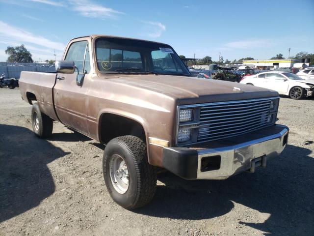 Salvage cars for sale from Copart Antelope, CA: 1984 GMC K1500