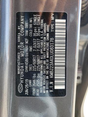 2020 HYUNDAI TUCSON SE - KM8J23A40LU083178