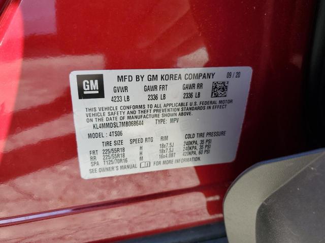 2021 BUICK 4843 KL4MMDSL7MB068644