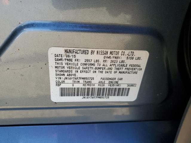 2015 INFINITI Q50 HYBRID - JN1AV7AR7FM850725