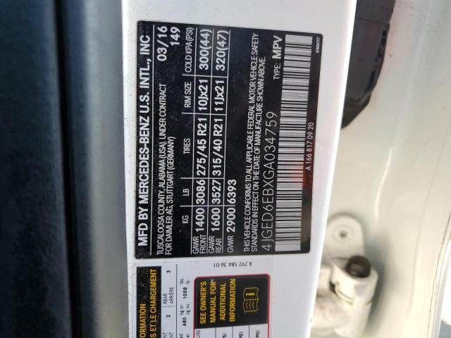 4JGED6EBXGA034759 Mercedes-Benz Gle Coupe 450 4matic