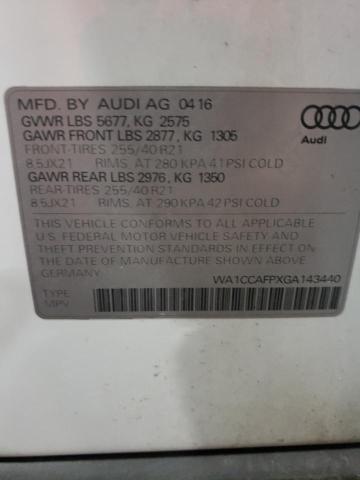 2016 AUDI SQ5 PREMIU - WA1CCAFPXGA143440