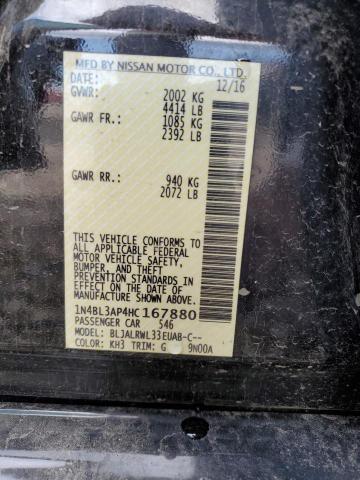 1N4BL3AP4HC167880 Nissan Altima 3.5sl