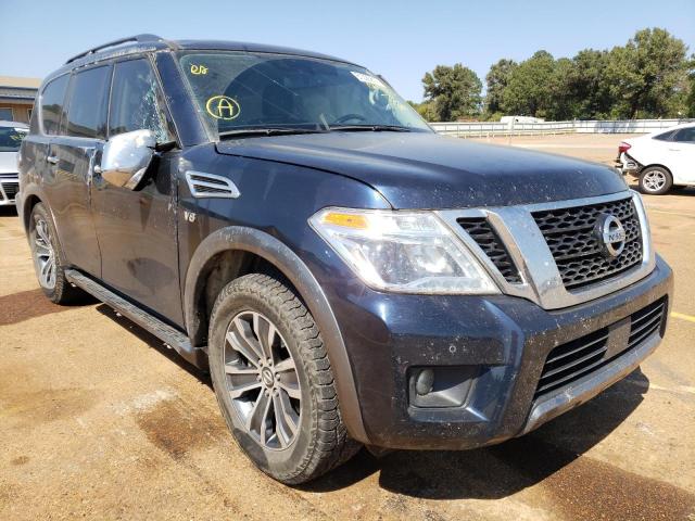 Salvage cars for sale from Copart Longview, TX: 2019 Nissan Armada SV