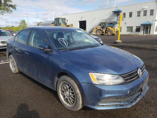 Salvage cars for sale from Copart Montreal Est, QC: 2015 Volkswagen Jetta Base