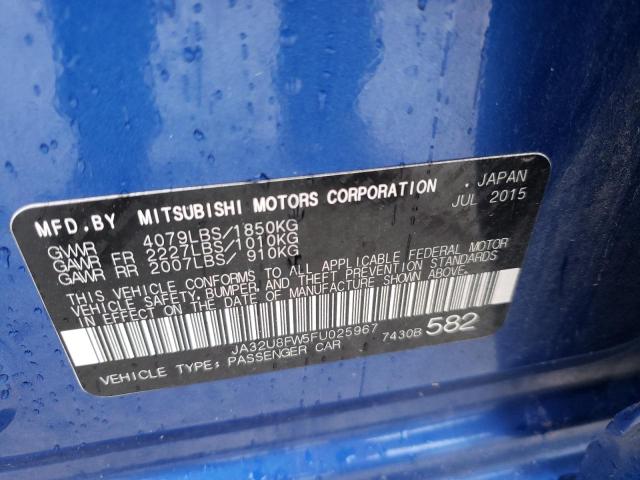 2015 MITSUBISHI LANCER GT JA32U8FW5FU025967