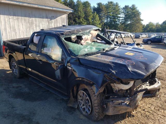 Salvage cars for sale from Copart Lyman, ME: 2021 Ford F150 Super