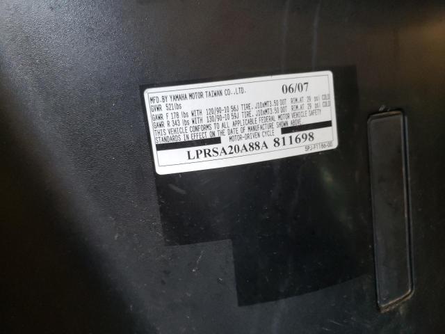 2008 YAMAHA YW50 LPRSA20A88A811698