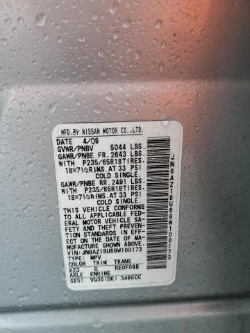JN8AZ18U69W100173 Nissan MURANO S
