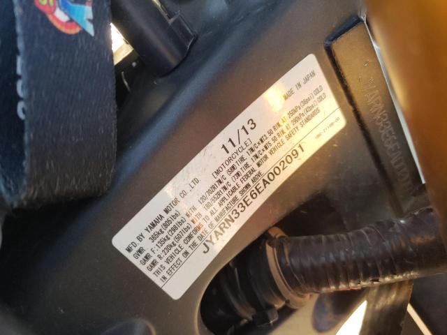 2014 YAMAHA FZ09 JYARN33E6EA002091