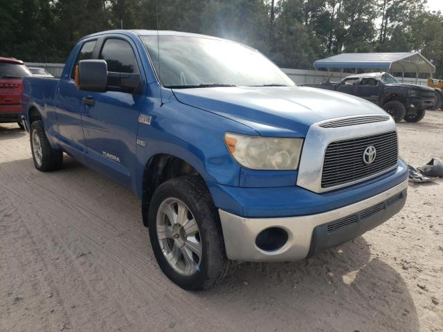 Salvage cars for sale from Copart Midway, FL: 2007 Toyota Tundra DOU