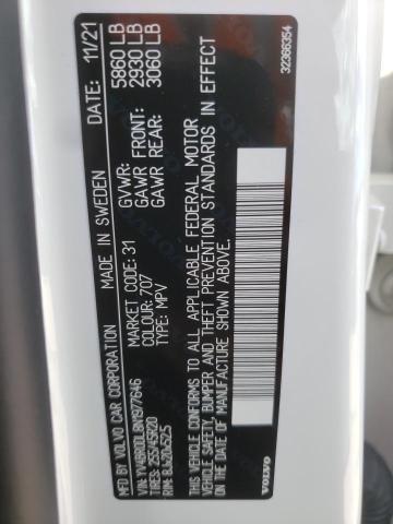 2022 VOLVO XC60 T8 RE YV4BR0DL8N1977646