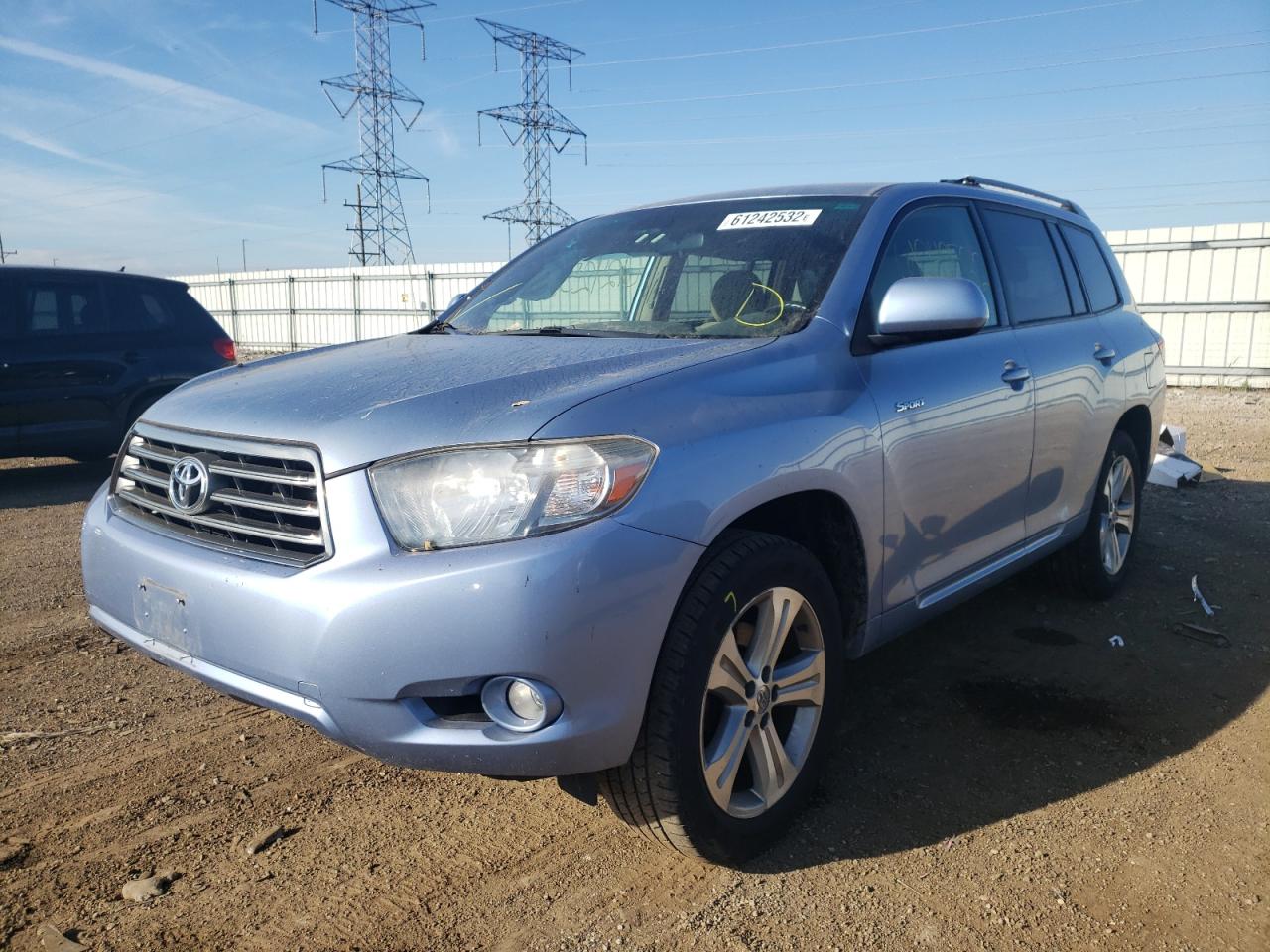 2008 Toyota Highlander Sport VIN: JTEDS43A582017881 Lot: 61242532