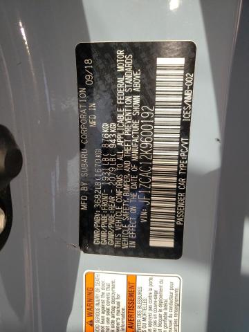 2019 SUBARU BRZ LIMITE JF1ZCAC12K9600192
