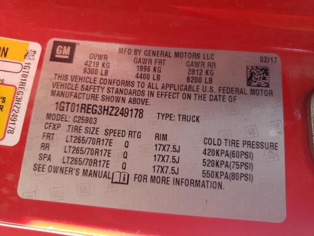 2017 GMC SIERRA C25 1GT01REG3HZ249178