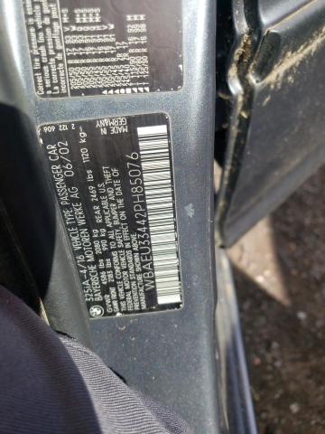 WBAEU33442PH85076 BMW 325 XI