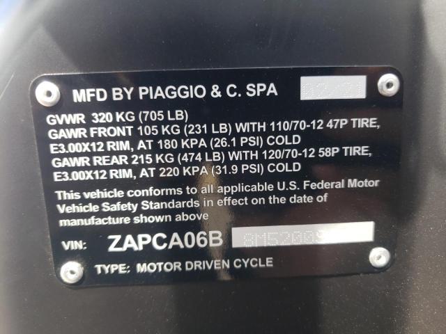 2021 VESPA SPRINT ZAPCA06B8M5200960