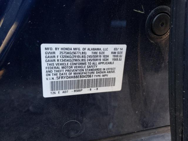 5FRYD4H88EB042061 Acura Mdx Advance