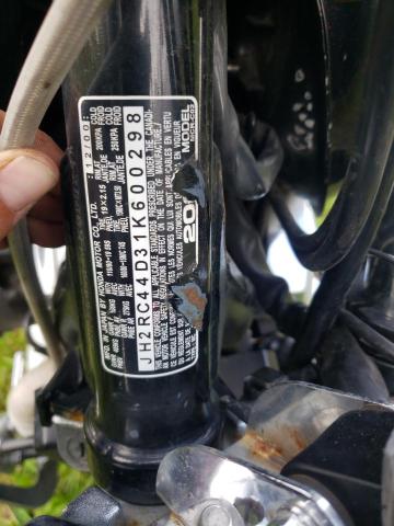 2001 HONDA VT750 DC JH2RC44D31K600298