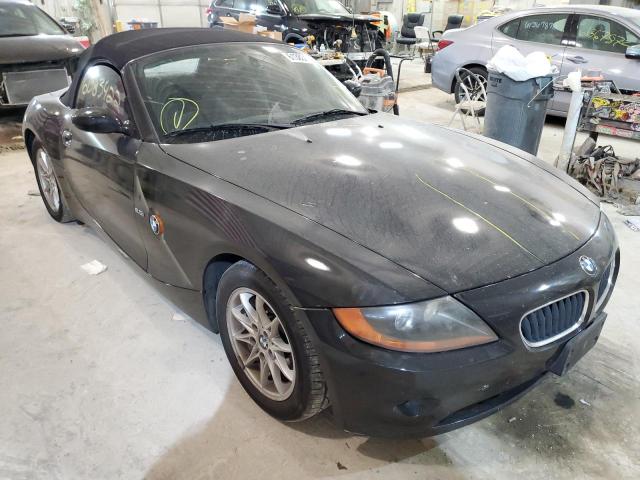 Salvage cars for sale from Copart Columbia, MO: 2003 BMW Z4 2.5
