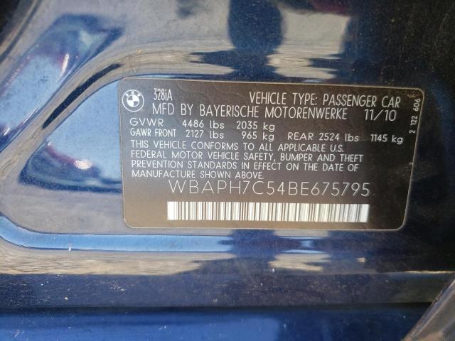 2011 BMW 328I WBAPH7C54BE675795