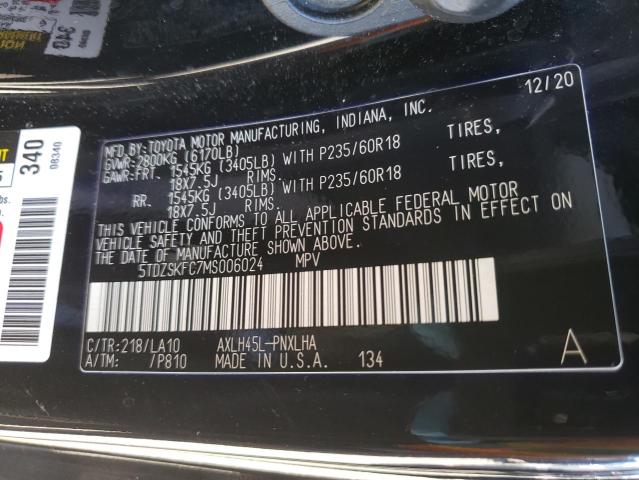 2021 TOYOTA SIENNA LIM 5TDZSKFC7MS006024