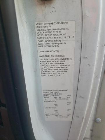 2019 GMC SAVANA CUT 7GZ37TCG5KN003326