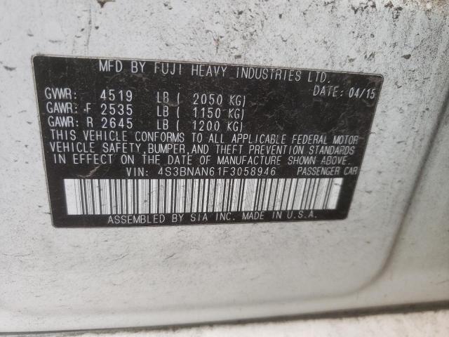 4S3BNAN61F3058946 Subaru Legacy 2.5i Limited