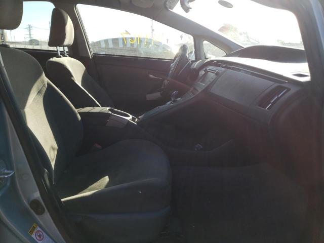 VIN: JTDKN3DU6F1877460 Auction: COPART Lot: 60894762 Location: CA - SUN VALLEY JTDKN3DU6F1877460 TOYOTA PRIUS 2015 GREEN Photo 5