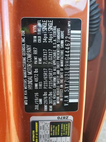 2017 HYUNDAI SANTA FE S - 5XYZU3LB9HG444672