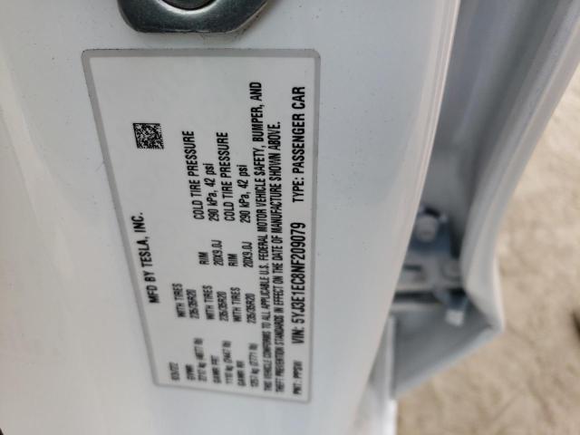5YJ3E1EC8NF209079 Tesla MODEL 3