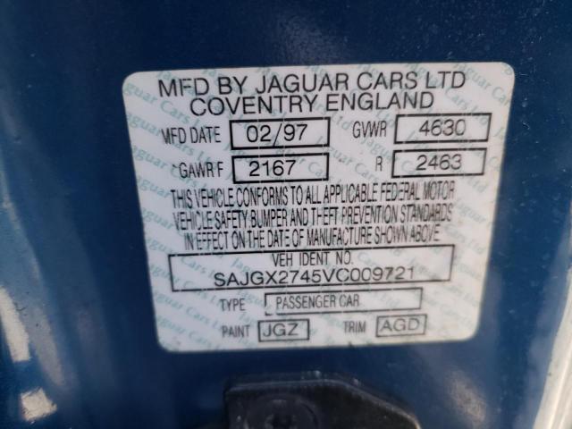 SAJGX2745VC009721 Jaguar XK8