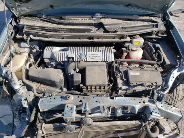 VIN: JTDKN3DU6F1877460 Auction: COPART Lot: 60894762 Location: CA - SUN VALLEY JTDKN3DU6F1877460 TOYOTA PRIUS 2015 GREEN Photo 7