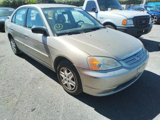 Salvage cars for sale from Copart San Martin, CA: 2003 Honda Civic LX