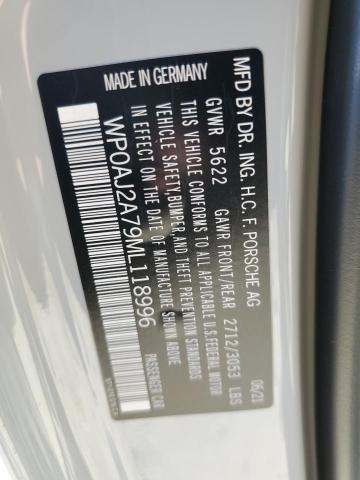 2021 PORSCHE PANAMERA B WP0AJ2A79ML118996
