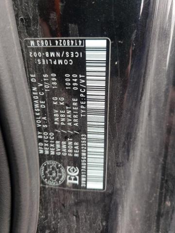 2016 VOLKSWAGEN GOLF BASE 3VW917AU5GM023583