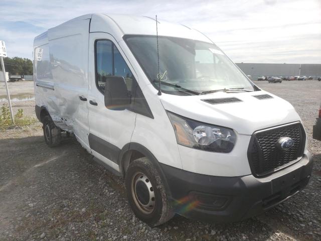 Salvage cars for sale from Copart Leroy, NY: 2021 Ford Transit T