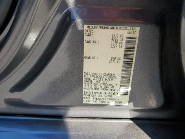 2017 NISSAN ALITMA 1N4AL3APXHN364469