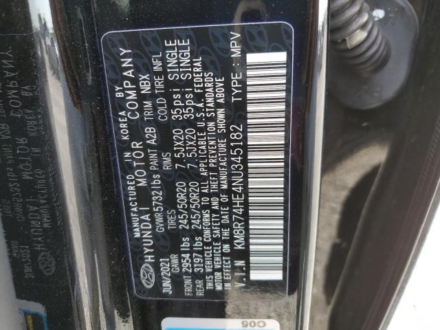 2022 HYUNDAI PALISADE C - KM8R74HE4NU345182