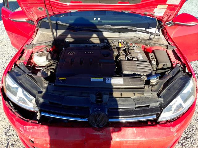 2015 VOLKSWAGEN GOLF TDI 3VW2A7AUXFM018489