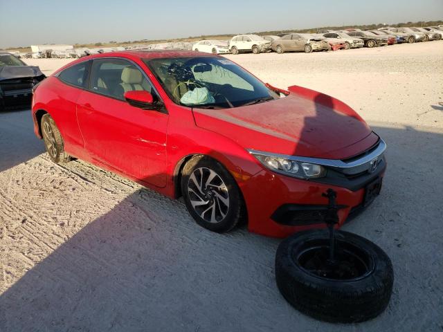 Salvage cars for sale from Copart New Braunfels, TX: 2016 Honda Civic LX